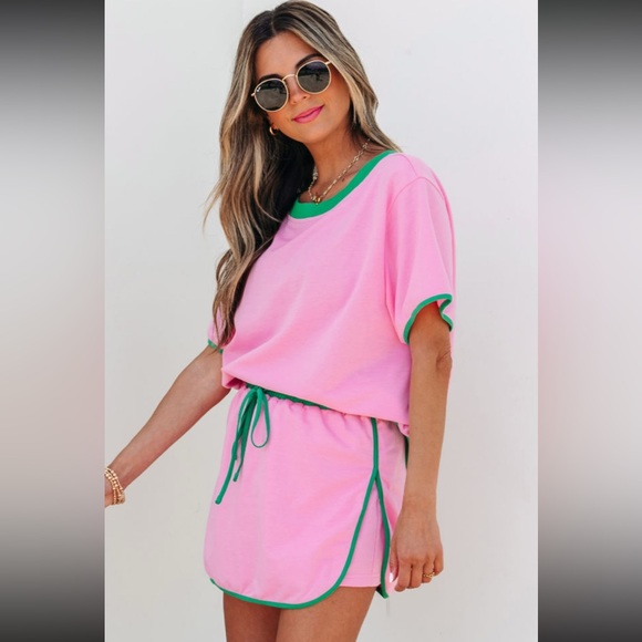 Pink and Green Skort Set 🩷💚 - Picture 2 of 3